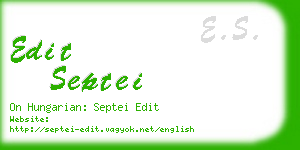 edit septei business card